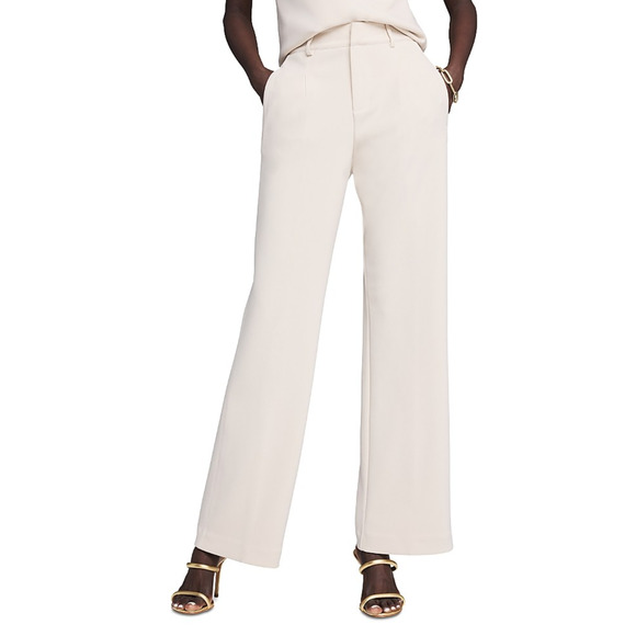 NIC+ZOE Women Wide Leg Pants Beige Size 14